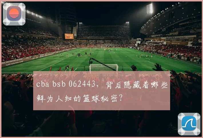cba bsb 062443，背后隐藏着哪些鲜为人知的篮球秘密？